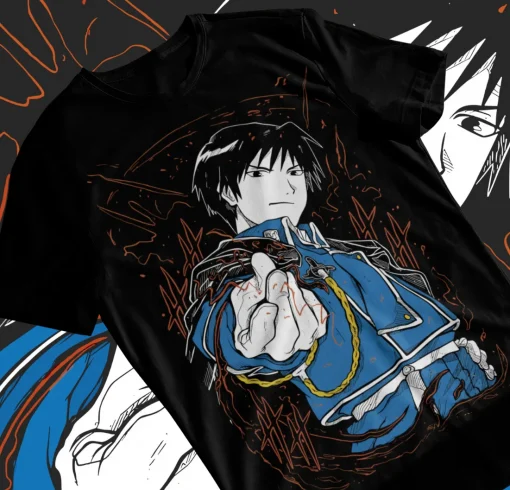 t-shirts inspired by popular anime like Naruto