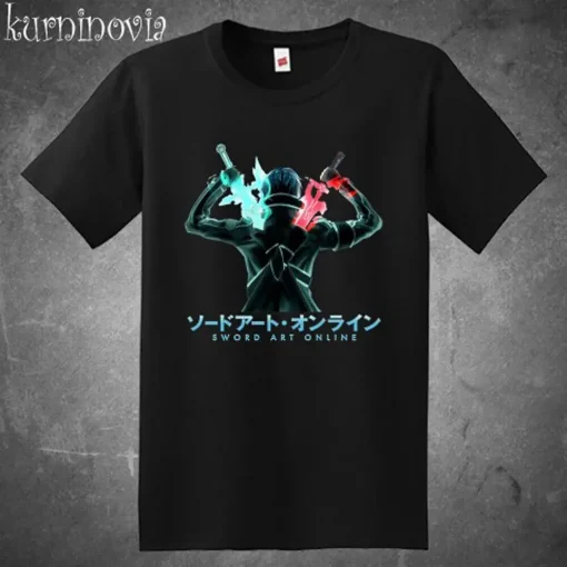 t-shirts inspired by popular anime like Naruto