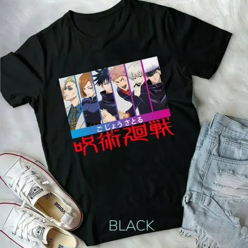 t-shirts inspired by popular anime like Naruto