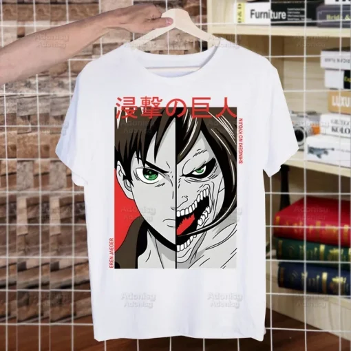 t-shirts inspired by popular anime like Naruto