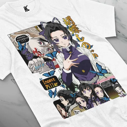 t-shirts inspired by popular anime like Naruto