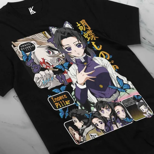 t-shirts inspired by popular anime like Naruto