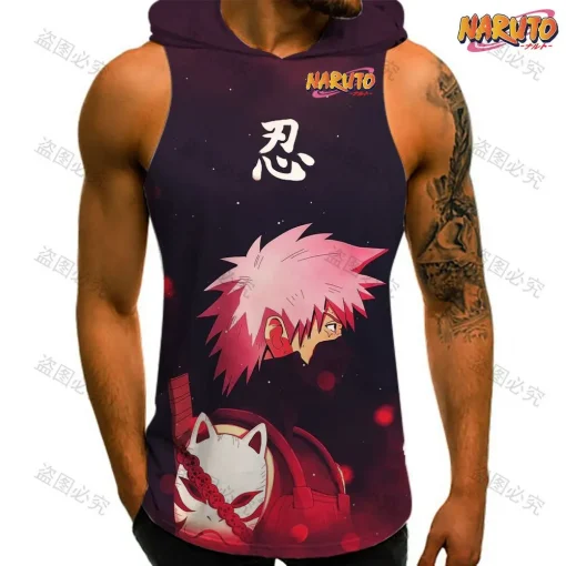 t-shirts inspired by popular anime like Naruto