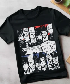 t-shirts inspired by popular anime like Naruto