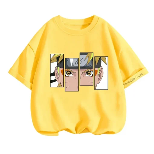 t-shirts inspired by popular anime like Naruto