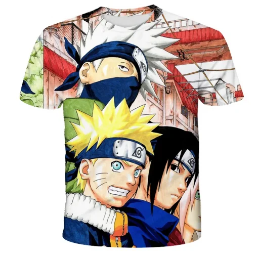 t-shirts inspired by popular anime like Naruto