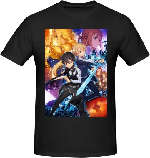 t-shirts inspired by popular anime like Naruto