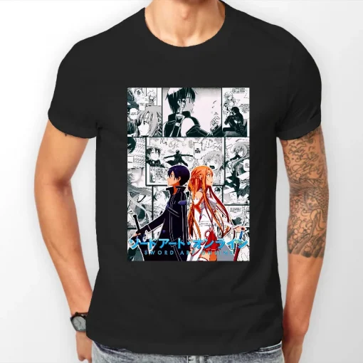 t-shirts inspired by popular anime like Naruto