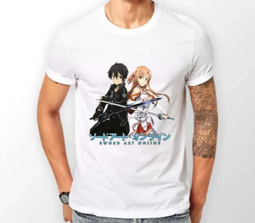 t-shirts inspired by popular anime like Naruto