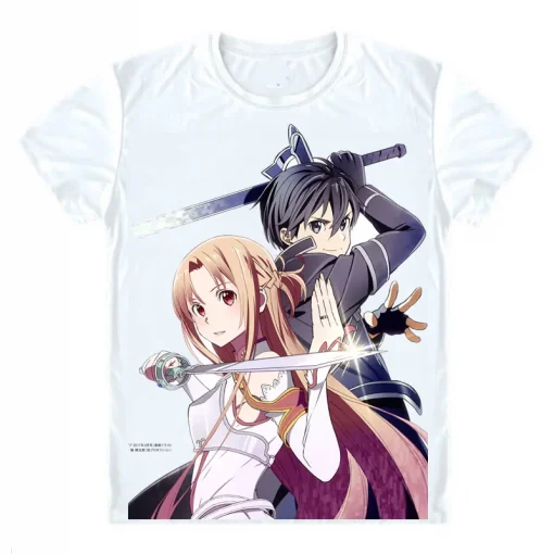 t-shirts inspired by popular anime like Naruto