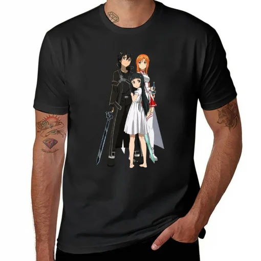 t-shirts inspired by popular anime like Naruto