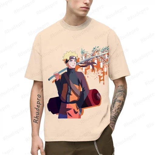 t-shirts inspired by popular anime like Naruto