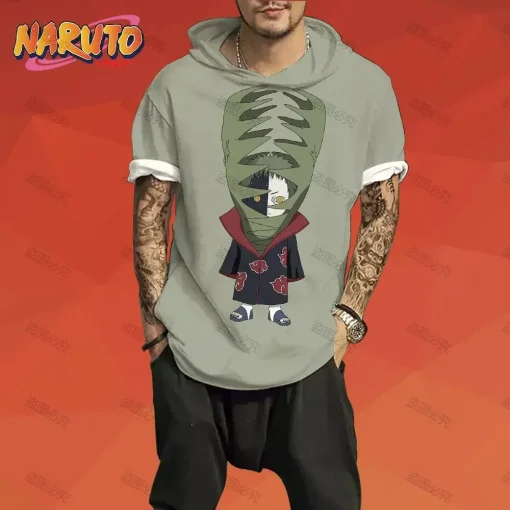 t-shirts inspired by popular anime like Naruto