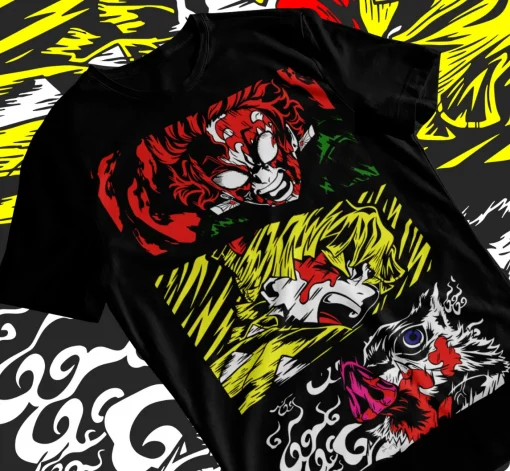 t-shirts inspired by popular anime like Naruto