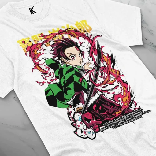 t-shirts inspired by popular anime like Naruto