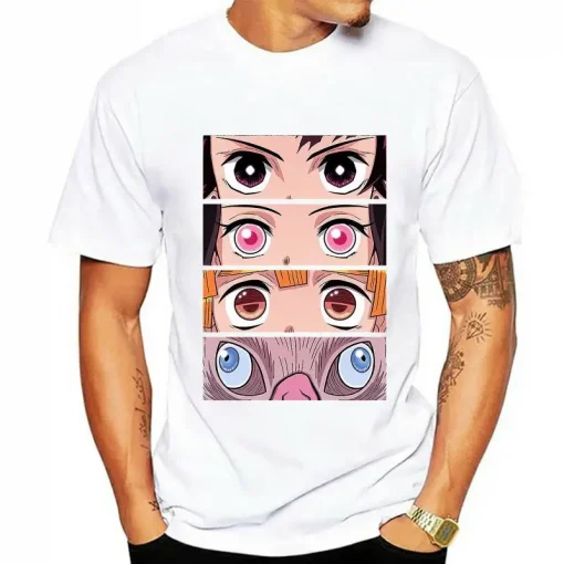 t-shirts inspired by popular anime like Naruto