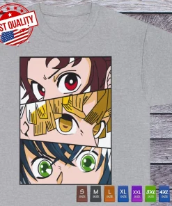 t-shirts inspired by popular anime like Naruto