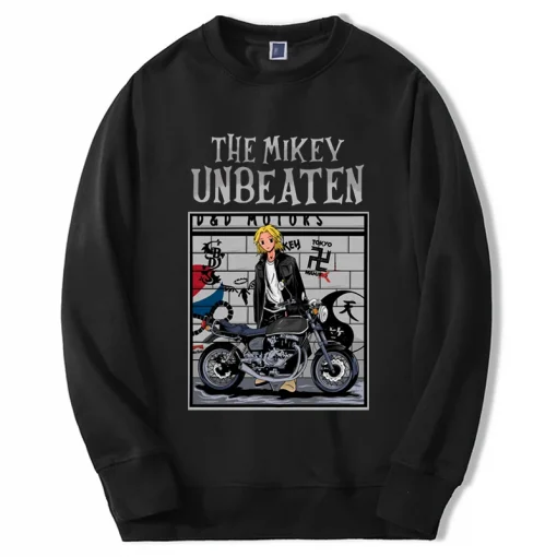 Tokyo Revengers Sweatshirts Hoodies Men Women Mikey Anime Graphic Pullovers Harajuku Long Sleeve Round Neck Moletom Sudaderas