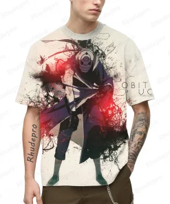 t-shirts inspired by popular anime like Naruto