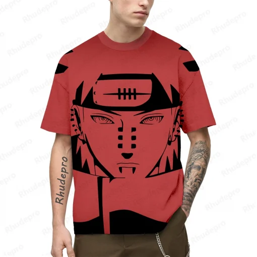 t-shirts inspired by popular anime like Naruto