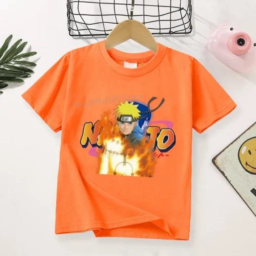 t-shirts inspired by popular anime like Naruto