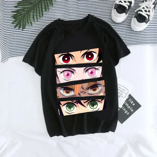 t-shirts inspired by popular anime like Naruto