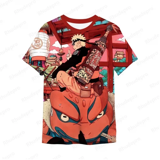 t-shirts inspired by popular anime like Naruto