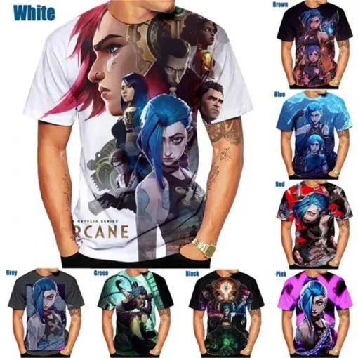 Arcane T-Shirt  – Premium Anime Tee