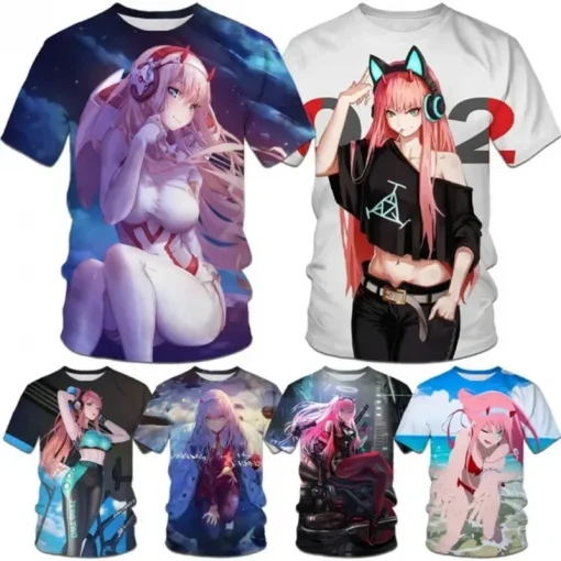 Darling in the FRANXX T-shirt collection anime wear shop