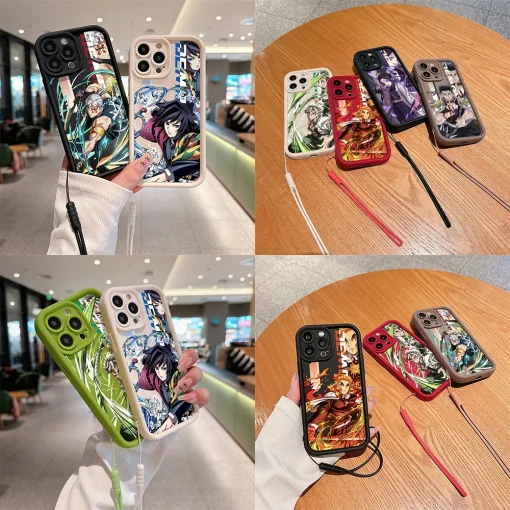 Demon Slayer Phone Case - Stylish Anime Protection