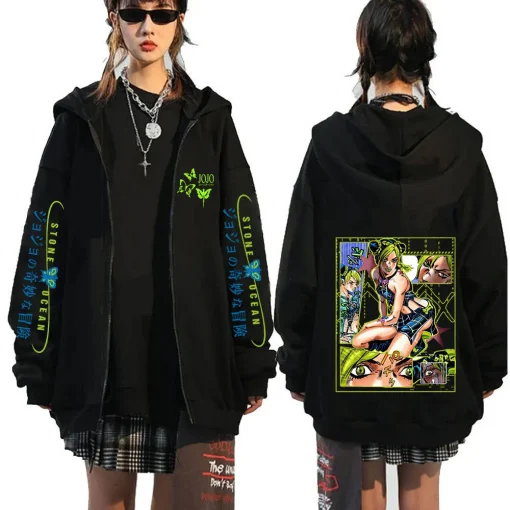 JoJo’s Bizarre Adventure Hoodie - Anime-Inspired Streetwear