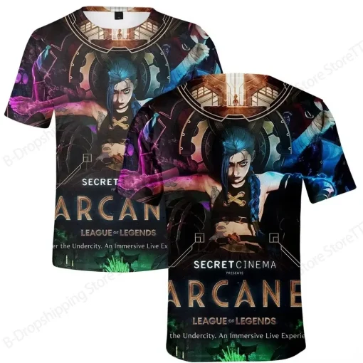 Arcane T-Shirt  – Premium Anime Tee