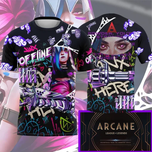 Arcane T-Shirt  – Premium Anime Tee