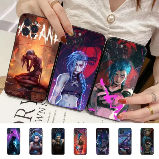 Anime Arcane Phone case collection JINX