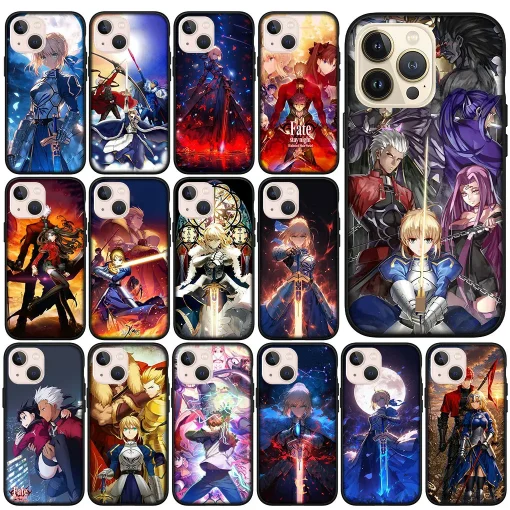 Fate Stay Night Phone Case – Anime Characters & Durable Protection