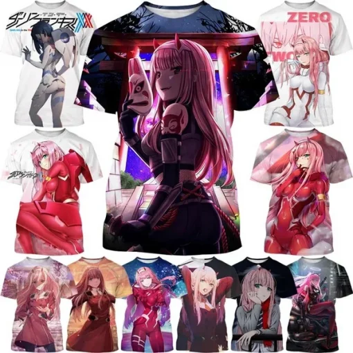 Darling in the FRANXX T-shirt collection anime wear shop