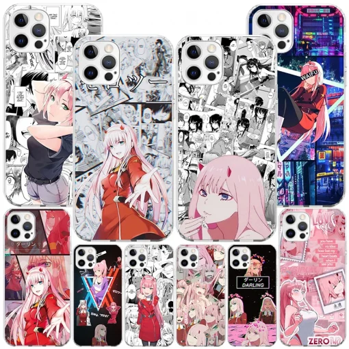 Darling in the FRANXX Phone case collection anime wear shop