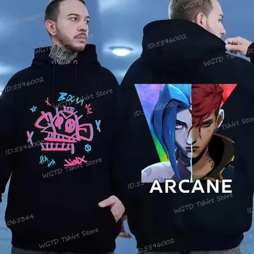 Anime ARCANE Hoodie - Premium Quality