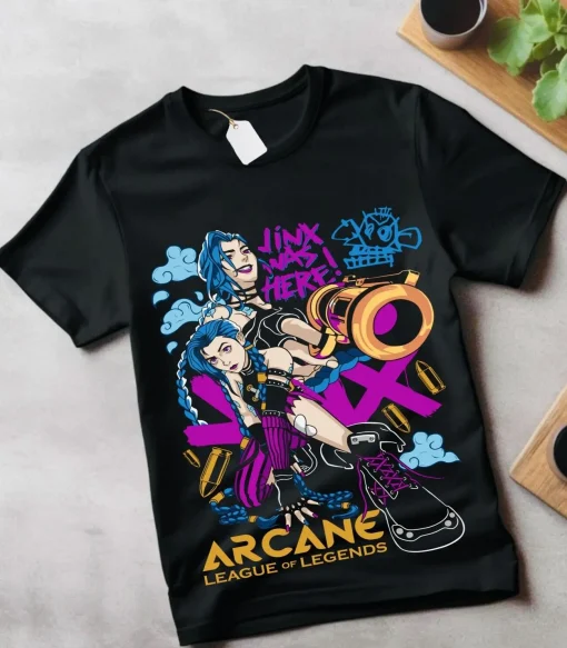 Arcane T-Shirt  – Premium Anime Tee