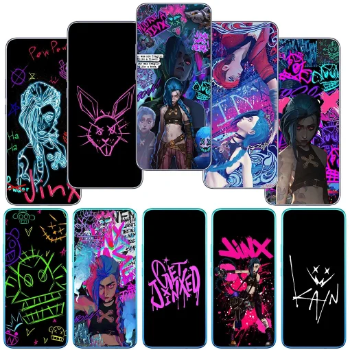 Anime Arcane Phone case collection JINX