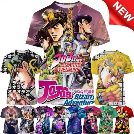 JoJo’s Bizarre Adventure t-shirt  – Premium Anime Tee