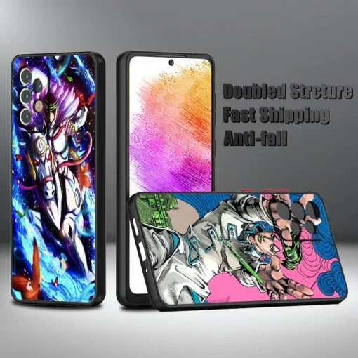 JoJo’s Bizarre Adventure Phone Case – Stylish Protection for Anime Fans