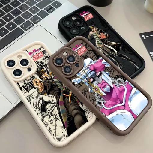 JoJo’s Bizarre Adventure Phone Case – Stylish Protection for Anime Fans