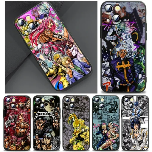 JoJo’s Bizarre Adventure Phone Case – Stylish Protection for Anime Fans