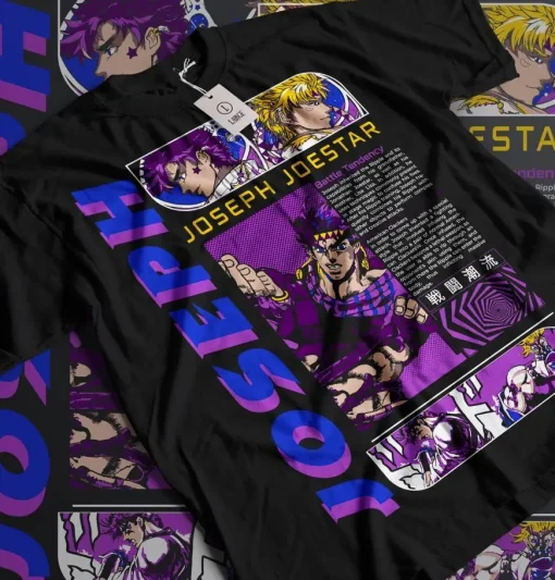 JoJo’s Bizarre Adventure t-shirt  – Premium Anime Tee