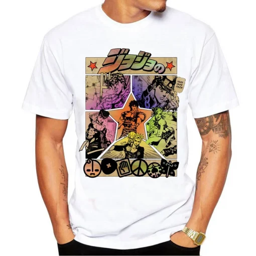 JoJo’s Bizarre Adventure t-shirt  – Premium Anime Tee