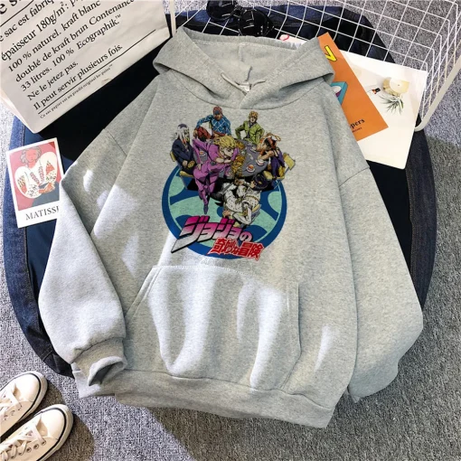 JoJo’s Bizarre Adventure Hoodie - Anime-Inspired Streetwear