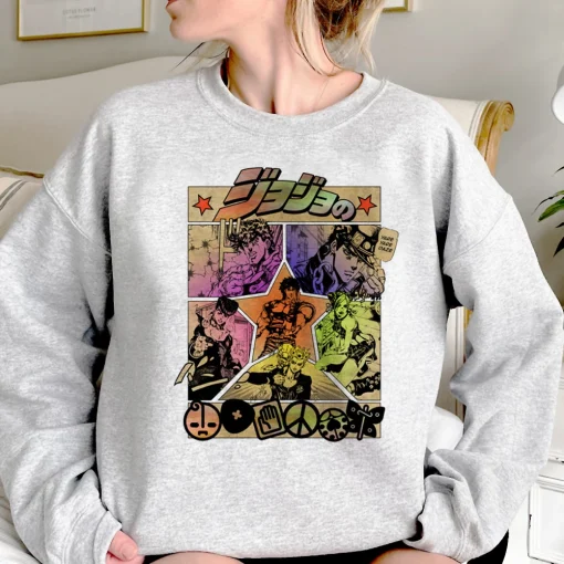 JoJo’s Bizarre Adventure Hoodie - Anime-Inspired Streetwear