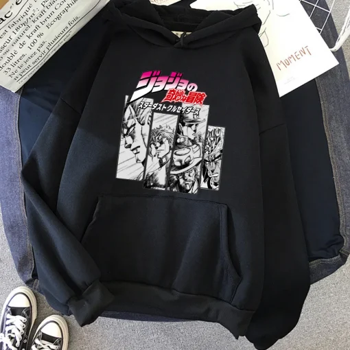 JoJo’s Bizarre Adventure Hoodie - Anime-Inspired Streetwear