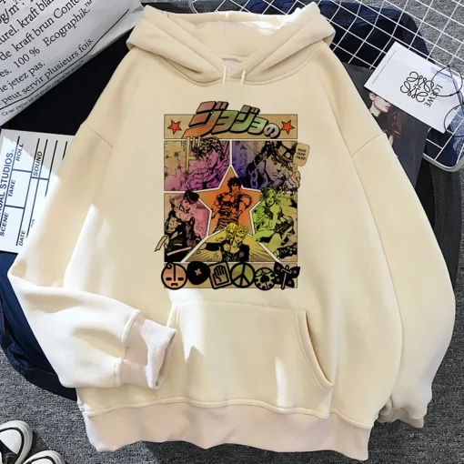 JoJo’s Bizarre Adventure Hoodie - Anime-Inspired Streetwear